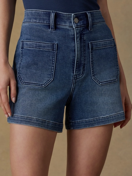 Faherty Pants - Faherty Stretch Terry Patch Pocket Shorts 27
